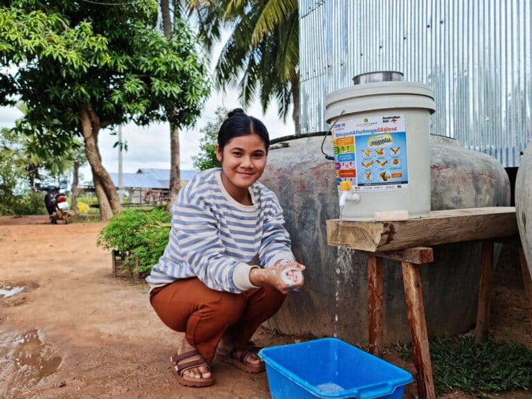 Contributing to “practical hygiene practice” in Cambodia
